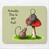 Twee staafmuizen: Toadstool: Dit is mijn poot Muismat (Voorkant)