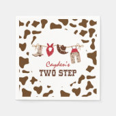 Twee stap voor de Westerne Cowboy 2e verjaardag va Servet (Voorkant)