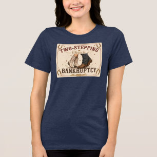 Twee stappen dichter bij faillissement Western tek Tri-Blend Shirt