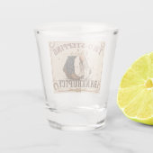 Twee stappen dichter bij faillissement Westers tek Shot Glas (Achterkant)