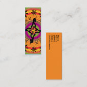 Twee stappen - Skinny Card Mini Visitekaartje (Voorkant / Achterkant)