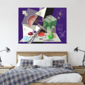Twee Stappen Terzijde Canvas Afdruk (Insitu (Slaapkamer))