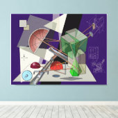 Twee Stappen Terzijde Canvas Afdruk (Insitu (Houten vloer))