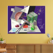 Twee Stappen Terzijde Canvas Afdruk (Insitu (Woonkamer))