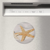 Twee Starfish in de zand Magneet (Insitu (Vaatwasser))