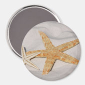 Twee Starfish in de zand Magneet (Voorkant / Achterkant)