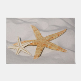 Twee Starfish in the Sand Large Deurmat