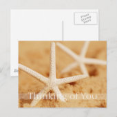 Twee Starfish Thinking van je Briefkaart (Voorkant / Achterkant)