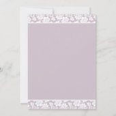 Twee Stargazer Lelie Huwelijksuitnodiging Set Kaart (Achterkant)