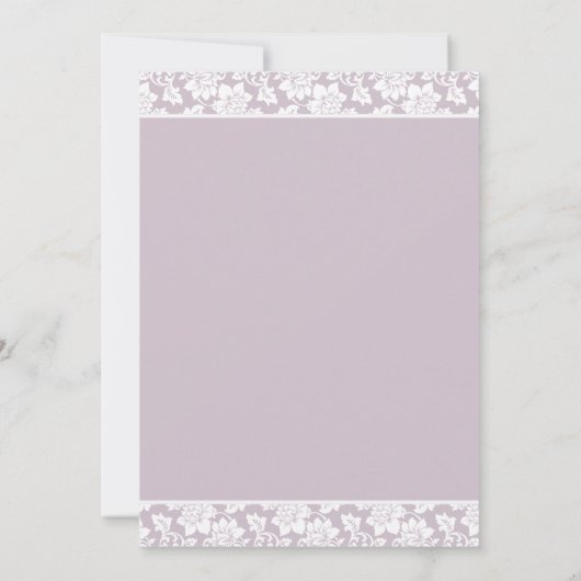 Twee Stargazer-lelies Trouw Uitnodiging Set (Achterkant)