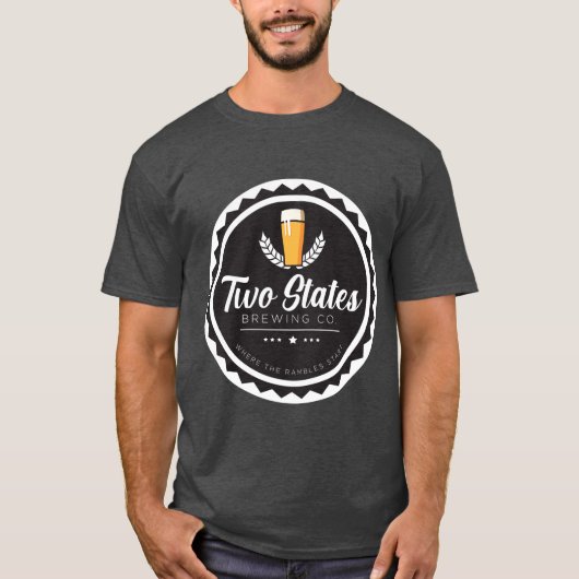 Twee staten Brewing Co. Logo T-Shirt (Voorkant)