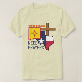 Twee staten hebben T-shirt nodig