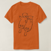 Twee stemmers t-shirt (Design voorkant)