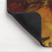 Twee sterren (olie op het paneel) muismat (Hoek)