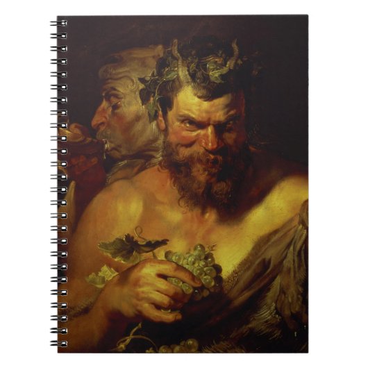 Twee sterren (olie op het paneel) notitieboek (Voorkant)
