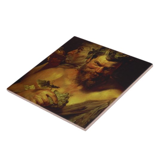 Twee sterren (olie op het paneel) tegeltje (Zijkant)