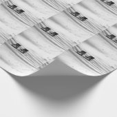 Twee stoelen begraven in sneeuw cadeaupapier (Hoek)