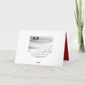 Twee stoelen begraven in sneeuw kaart (Achterkant)