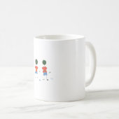 TWEE STOKFIGUREN. KOFFIEMOK (Voorkant rechts)
