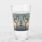 Twee stoomharten zijn en haar koppels glas (Achterkant)