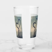 Twee stoomharten zijn en haar koppels glas (Links)