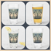 Twee stoomharten zijn en haar koppels glas