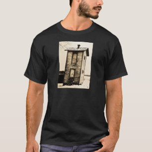 Twee Story Outhouse  Funny T-shirt