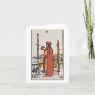 Twee strengen - Rider Waite Smith tarot Kaart