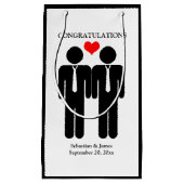 Twee Stropdassen wedden  Klein Cadeauzakje (Voorkant)