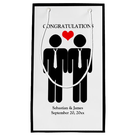 Twee Stropdassen wedden  Klein Cadeauzakje (Voorkant)