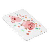 Twee stuttende Cartoons in Flexible Magnet van de  Magneet (Rechterzijde)