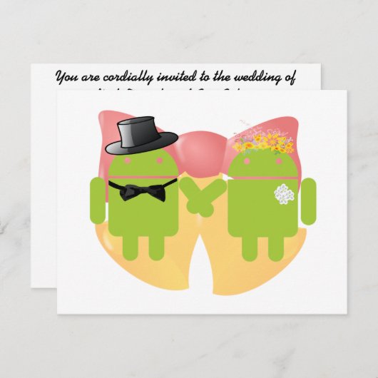 Twee sukkels weddenschappen kaart (Voorkant / Achterkant)