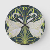 Twee -swanje ronde klok (Voorkant)