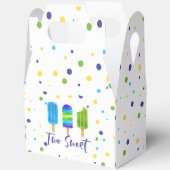 Twee Sweet 2e Verjaardag blauw groen Bedankdoosjes (Open)