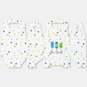 Twee Sweet 2e Verjaardag blauw groen Bedankdoosjes (Ongevouwen)