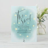 Twee Sweet Blauwgroen Cotton Snoep Boy 2e verjaard Kaart (Staand voorkant)