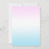 Twee Sweet cupcake regenboog zeemeermin 2e Verjaar Kaart (Achterkant)