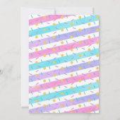 Twee Sweet Donut 2e verjaardag uitnodigingen (Achterkant)