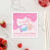 Twee Sweet Donut Birthday Bord Servet (Insitu)
