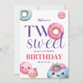 Twee Sweet Donut Birthday Kaart (Voorkant)