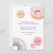 Twee Sweet Donut Birthday Kaart (Achterkant)