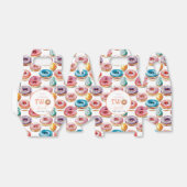 Twee Sweet Donuts 2e verjaardagsfeestje Bedankdoosjes (Uitgevouwen)