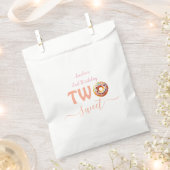 Twee Sweet Donuts 2e verjaardagsfeestje Bedankzakje (Geknipt)
