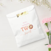 Twee Sweet Donuts 2e verjaardagsfeestje Bedankzakje (Gezegeld)