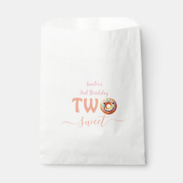 Twee Sweet Donuts 2e verjaardagsfeestje Bedankzakje