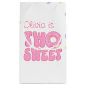 TWEE SWEET DONUTS KLEIN CADEAUZAKJE (Achterkant)