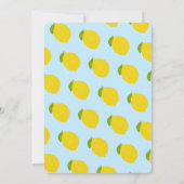 Twee Sweet Lemon Kinder tweede verjaardag Kaart (Achterkant)