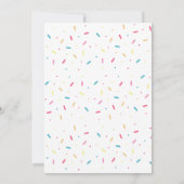 Twee Sweet Pastel Roze Donut Snoep 2e Verjaardag Kaart (Achterkant)