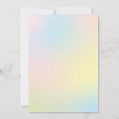 Twee Sweet Pastel Snoep Shop Tweede Verjaardag Kaart (Achterkant)