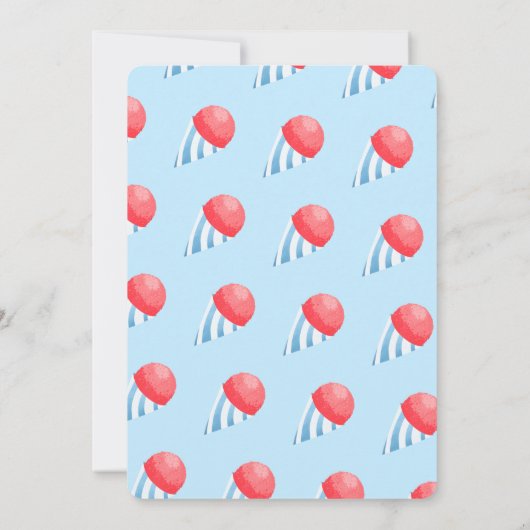 Twee Sweet Snow Cone Kinder tweede verjaardag Kaart (Achterkant)